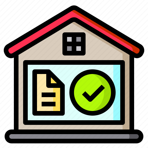 Working, check, file, home, document icon - Download on Iconfinder