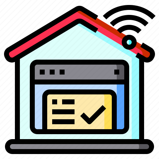 Home, document, learning, online, web, browser icon - Download on Iconfinder