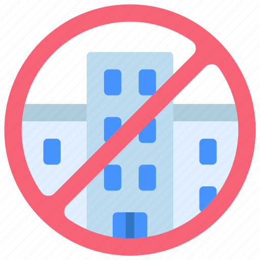 No, office, building, offices, real, estate, prohibited icon - Download on Iconfinder