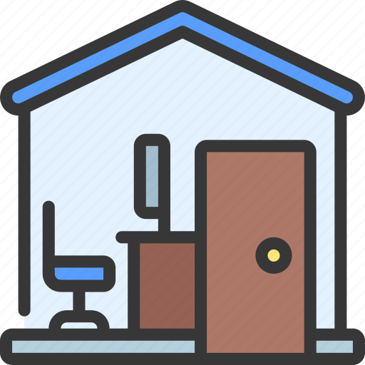 Home, work, setup, house, building, office, desk icon - Download on Iconfinder