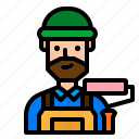 avatar, carpenter, man, profile, user