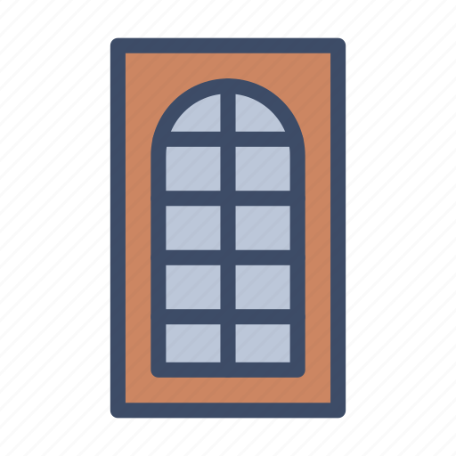 Door, home, round, repair, renovate icon - Download on Iconfinder