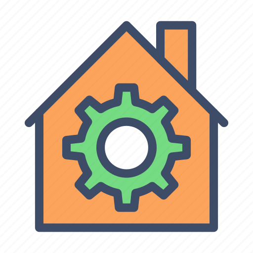 Home, setting, gear, tool, repair icon - Download on Iconfinder