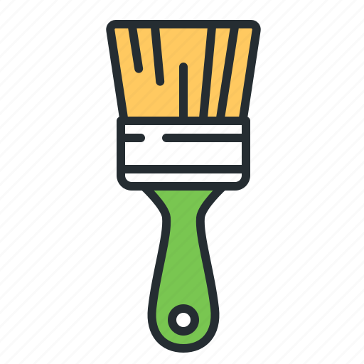Brush, painting, repair, tool icon - Download on Iconfinder