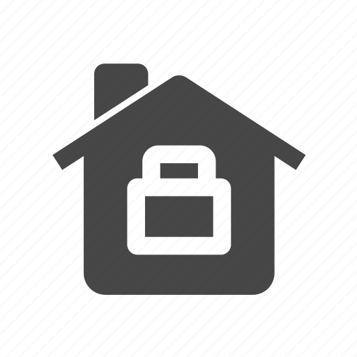 Home, house, keyhole, lock icon - Download on Iconfinder