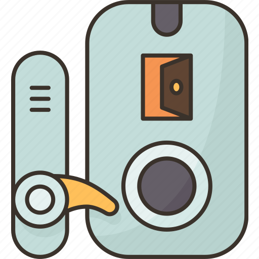 Door, sensor, entering, home, security icon - Download on Iconfinder