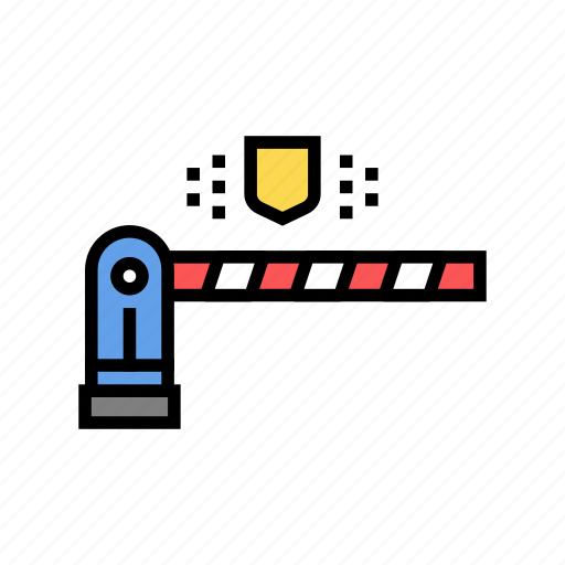 Barrier, camera, cctv, device, road, siren icon - Download on Iconfinder