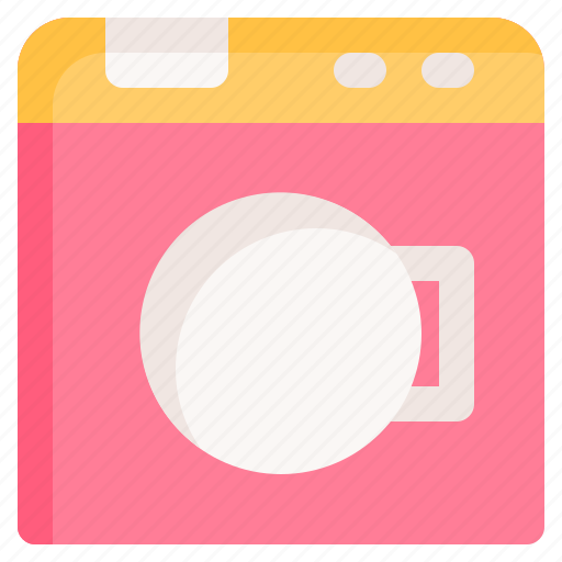 Washing, machine, laundry, household, housework icon - Download on Iconfinder