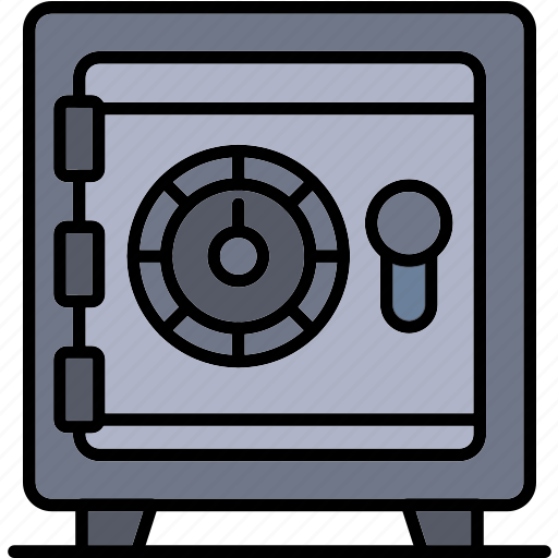 Strongbox, bank, deposit, locker, money, safe, vault icon - Download on Iconfinder