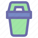 bin, container, recycling, rubbish, trash