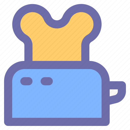 Toaster, appliance, food, kitchen, bread icon - Download on Iconfinder
