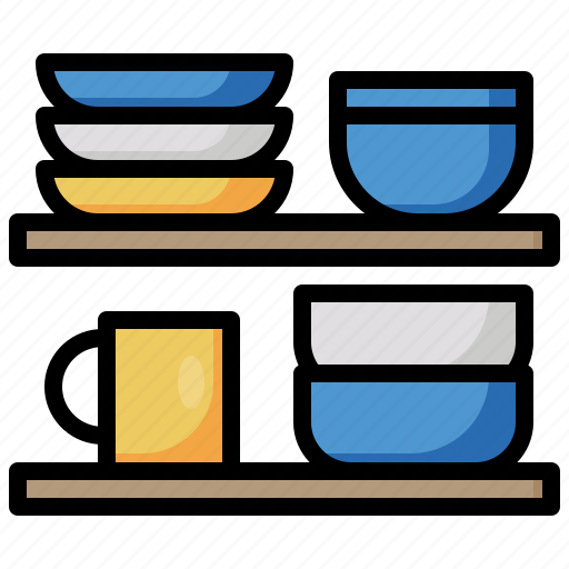 Dishware, dish, furniture, and, household, kitchenware, plate icon - Download on Iconfinder