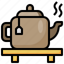 teapot, tea, food, kitchen, coffee