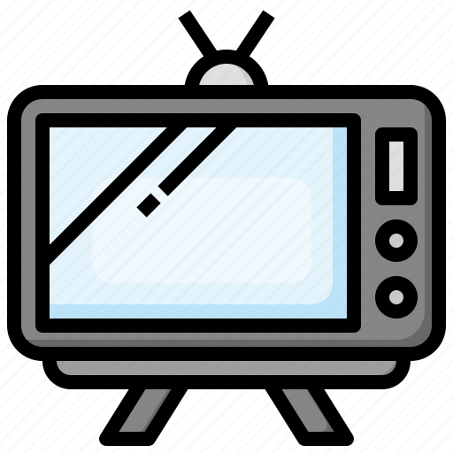 Television, furniture, and, household, tv, electronics, buildings icon - Download on Iconfinder