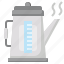 boiler, water, electric, kettle, teapot, food, and, restaurant 