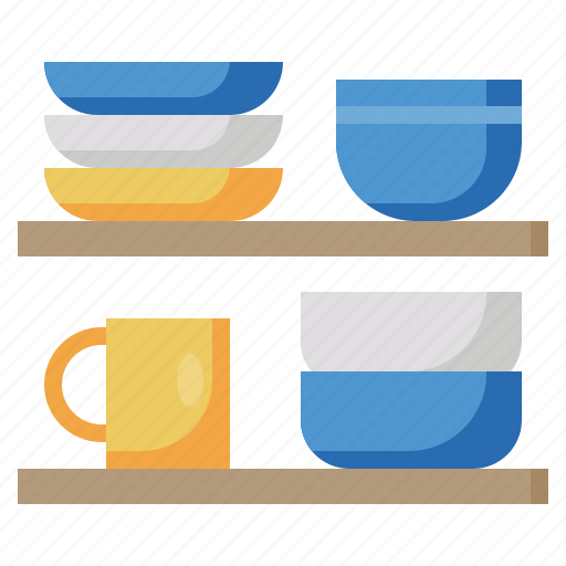 Dishware, dish, furniture, and, household, kitchenware, plate icon - Download on Iconfinder