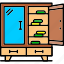 closet, cabinet, cupboard, furniture, wardrobe 