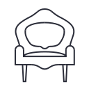 chair, armchair, furniture, interior, sofa