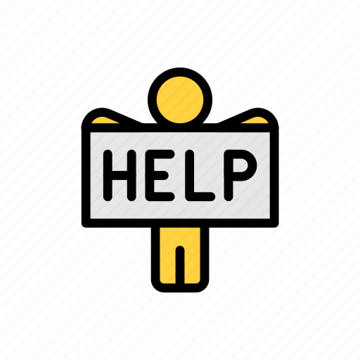Help, homeless, poor, abandoned, man icon - Download on Iconfinder