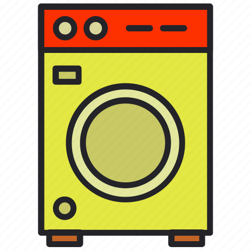 Washing, machine, clean, wash, laundry icon - Download on Iconfinder