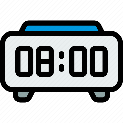 Digital, clock, time, alarm icon - Download on Iconfinder