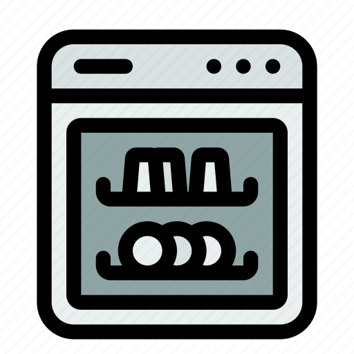 Dishwasher, dish, washer, kitchen icon - Download on Iconfinder