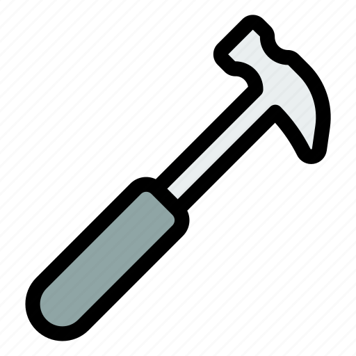 Hammer, tools, repair, housekeeping icon - Download on Iconfinder