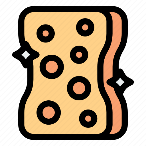 Sponge, wipe, cleaning, housekeeping icon - Download on Iconfinder