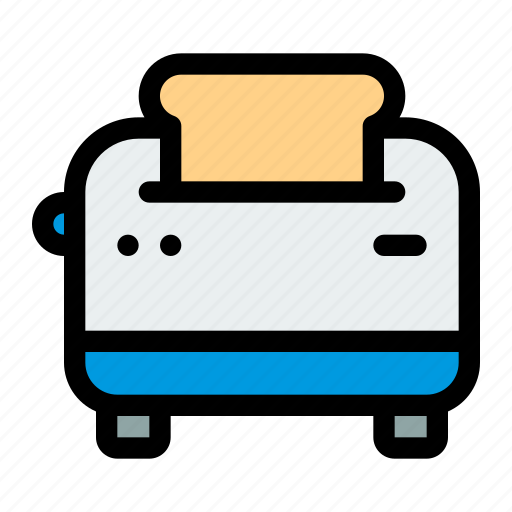 Toaster, toast, bread, breakfast icon - Download on Iconfinder