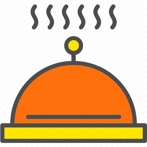 Hot, cover, food, order, restaraunt, tray icon - Download on Iconfinder