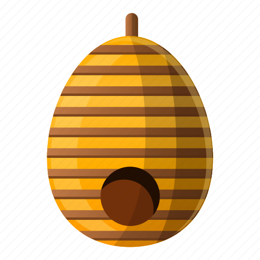 Beehive, behive, honey, natural, nature, tree icon - Download on Iconfinder