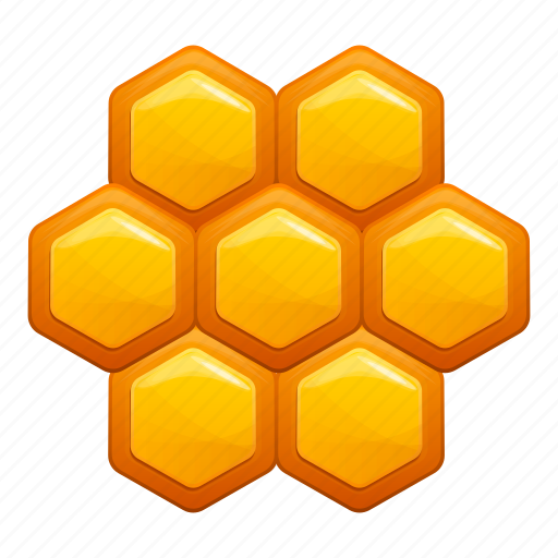 Food, nature, yellow, honey, comb, hive icon - Download on Iconfinder