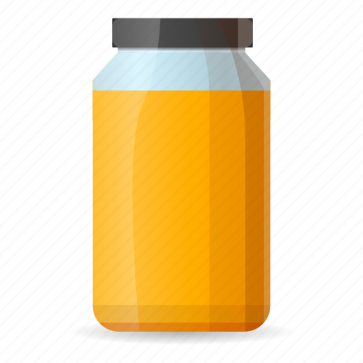 Container, glass, honey, jam, jar, label icon - Download on Iconfinder