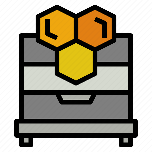 Apiary, bee, farm, apiculture, honeycomb icon - Download on Iconfinder
