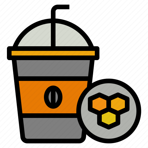 Cold, coffee, honey, drink, caffeine icon - Download on Iconfinder