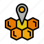 location, apiary, beekeeping, map, pin 