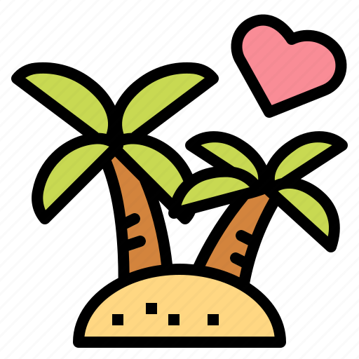 Island, nature, palm, tree, tropical icon - Download on Iconfinder