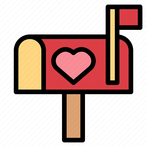 Letter, love, mailbox, romantic icon - Download on Iconfinder