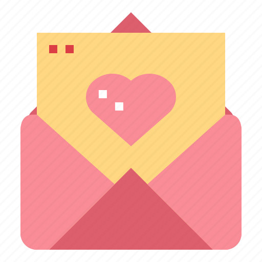 Heart, letter, love, romantic icon - Download on Iconfinder