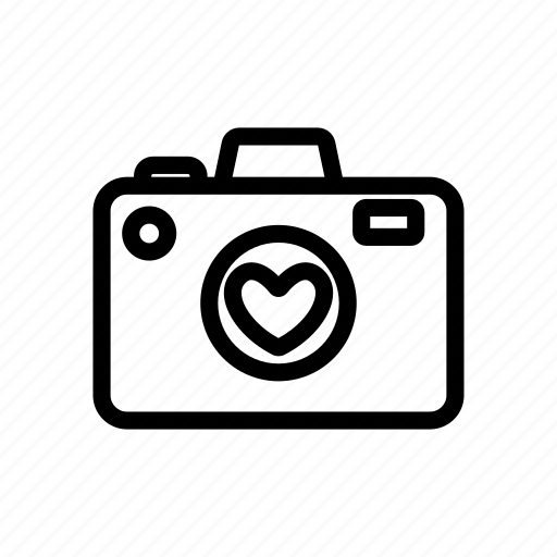 Camera, contour, equipment, honeymoon, lens, photography icon - Download on Iconfinder