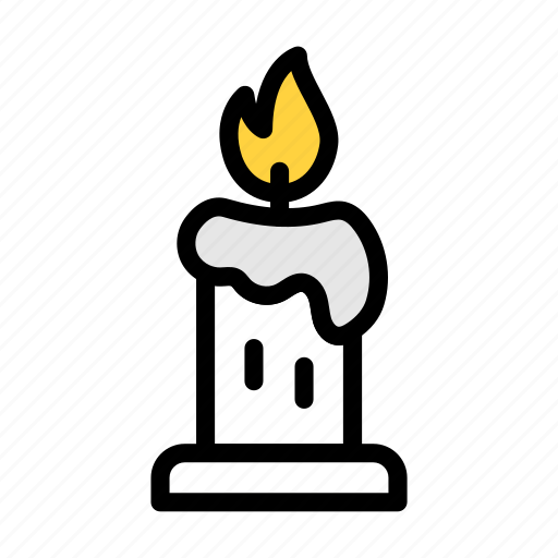 Candle, halloween, horror, church, candelabra icon - Download on Iconfinder