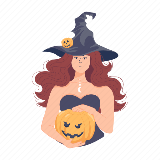 Spellcaster lady, halloween witch, spellcaster girl, witch costume, witch icon - Download on Iconfinder