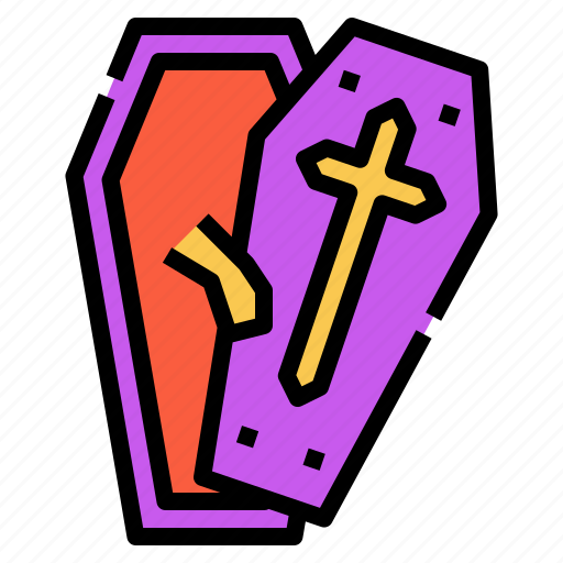 Coffin, death, halloween, horror, scary, terror icon - Download on Iconfinder
