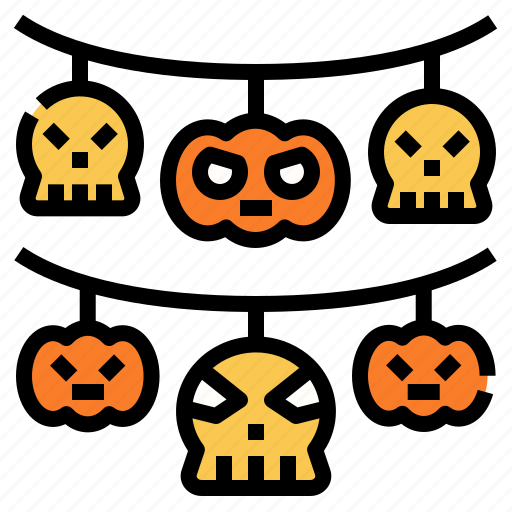 Decoration, flag, halloween, ornaments, party icon - Download on Iconfinder