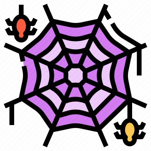Decoration, halloween, horror, scary, spider, terror, web icon - Download on Iconfinder