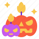 candle, decoration, halloween, illumination, light, party, scary, terror