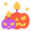 candle, decoration, halloween, illumination, light, party, scary, terror 
