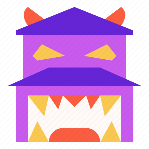 Castle, decoration, halloween, horror, house, scary, terror icon - Download on Iconfinder
