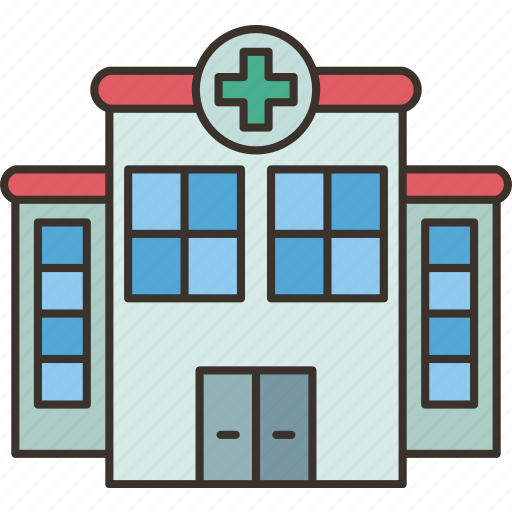 Hospital, medical, clinic, health, building icon - Download on Iconfinder