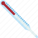 thermometer, body, temperature, fever, measurement